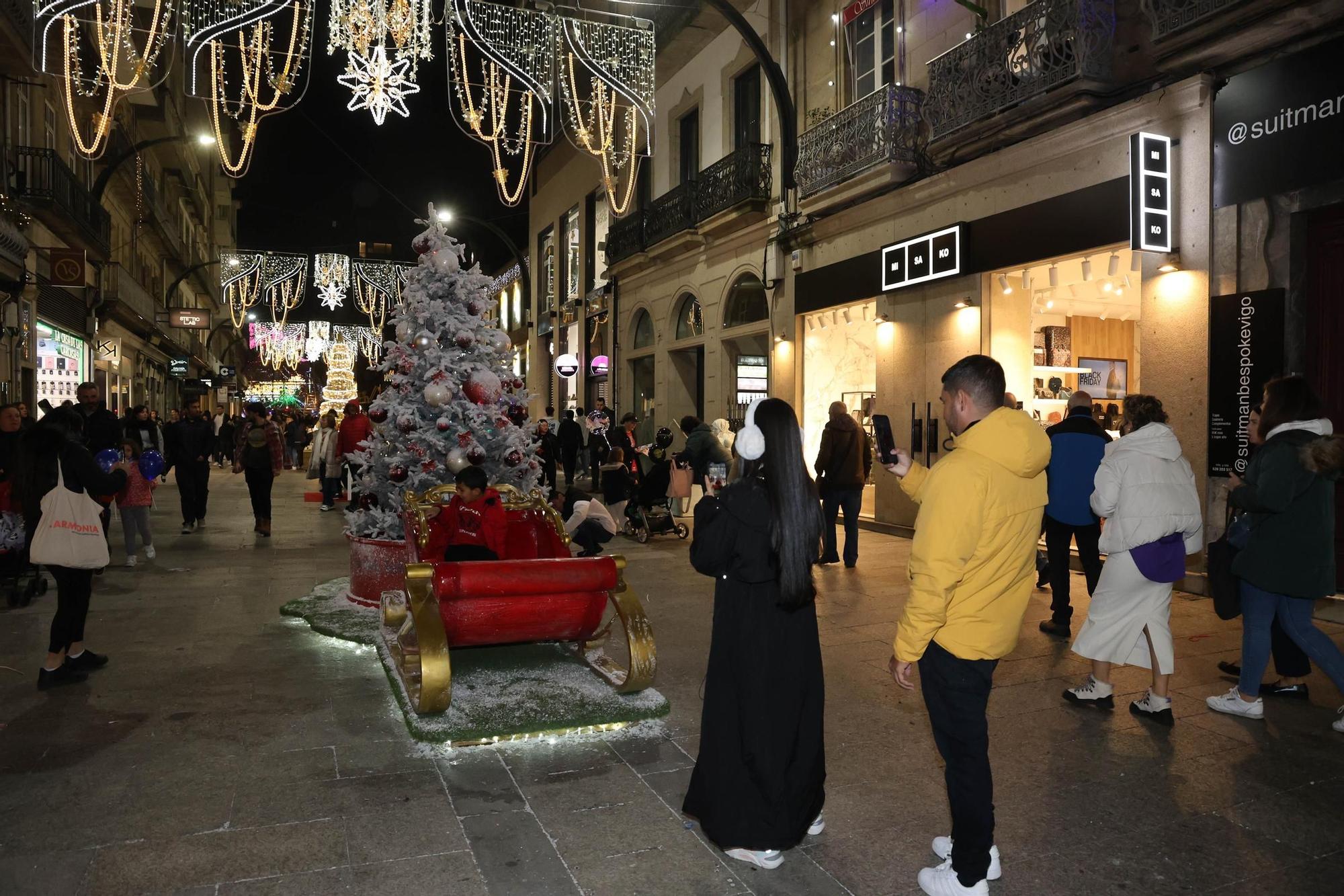 La Navidad de Vigo ya deslumbra al mundo