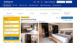 VÍDEO | El agroturismo ilegal del director de Transparencia del Govern se promociona en Booking