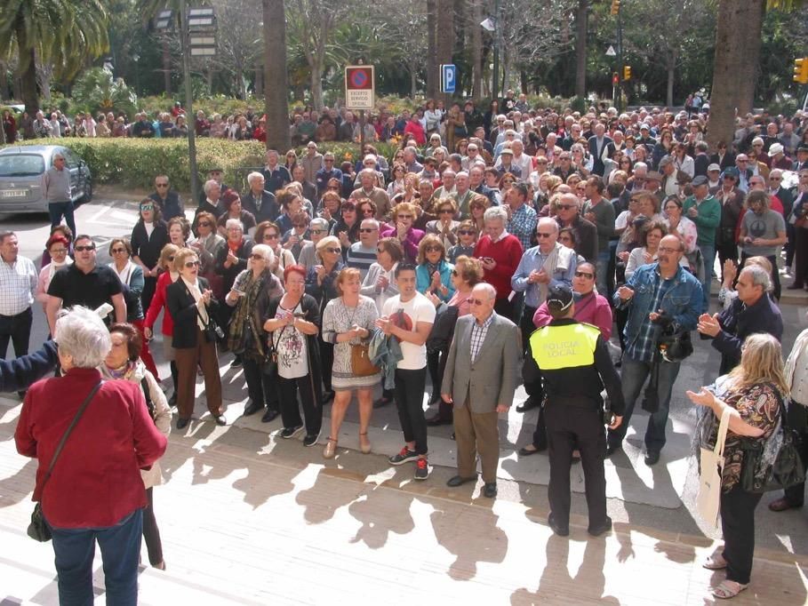 Manifestación contra el impuesto de sucesiones