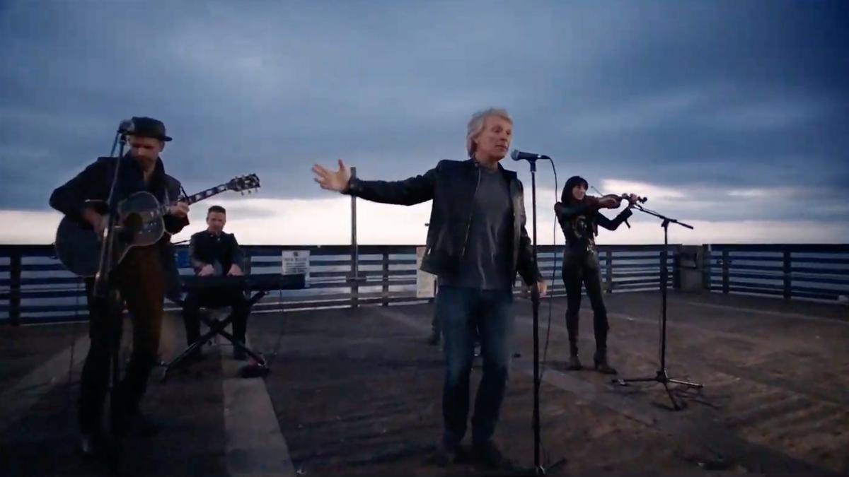Jon Bon Jovi actúa durante &#039;Celebrating America&#039; en celebración de la Inauguración de Joe Biden como Presidente de los EEUU.