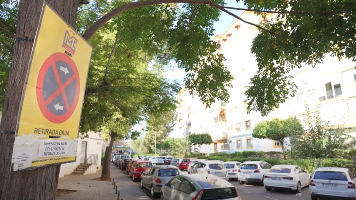 El Gobierno gana plazas de aparcamiento para los vecinos en el Distrito Macarena con obras de mejora del pavimento y reordenación de la vía pública