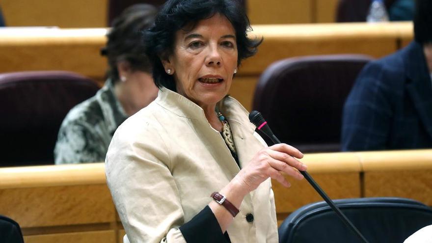 Isabel Celaá, en el Congreso