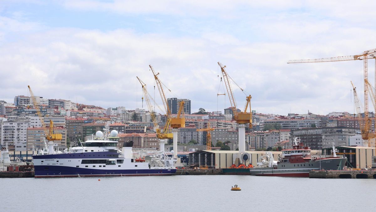 Vista de las instalaciones de Astilleros Ría de Vigo (Armón), antes Hijos de J. Barreras