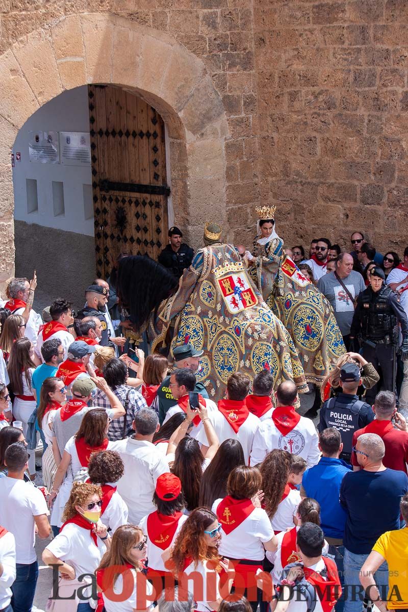 Moros y Cristianos en la mañana del día dos en Caravaca