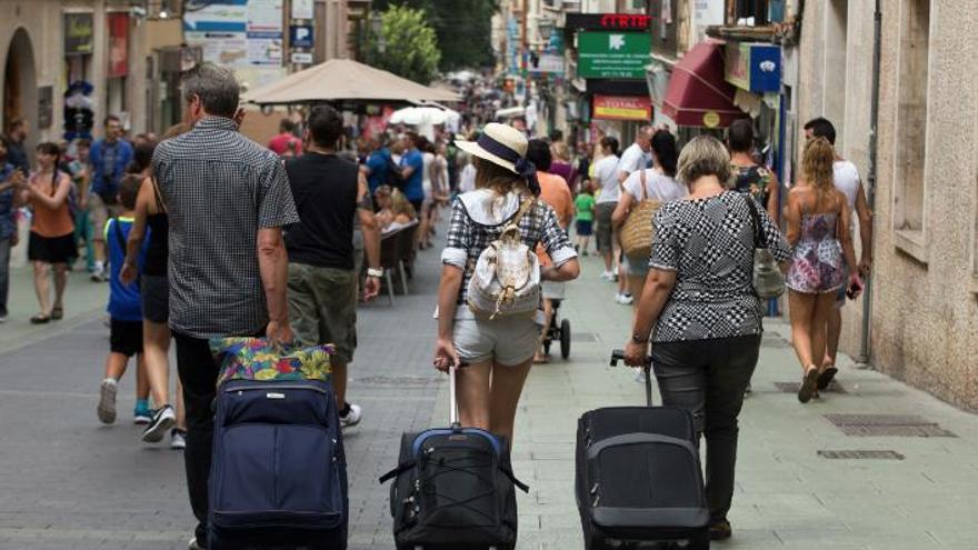 Rollkoffer in Palmas Innenstadt werden ein immer vertrauteres Bild.