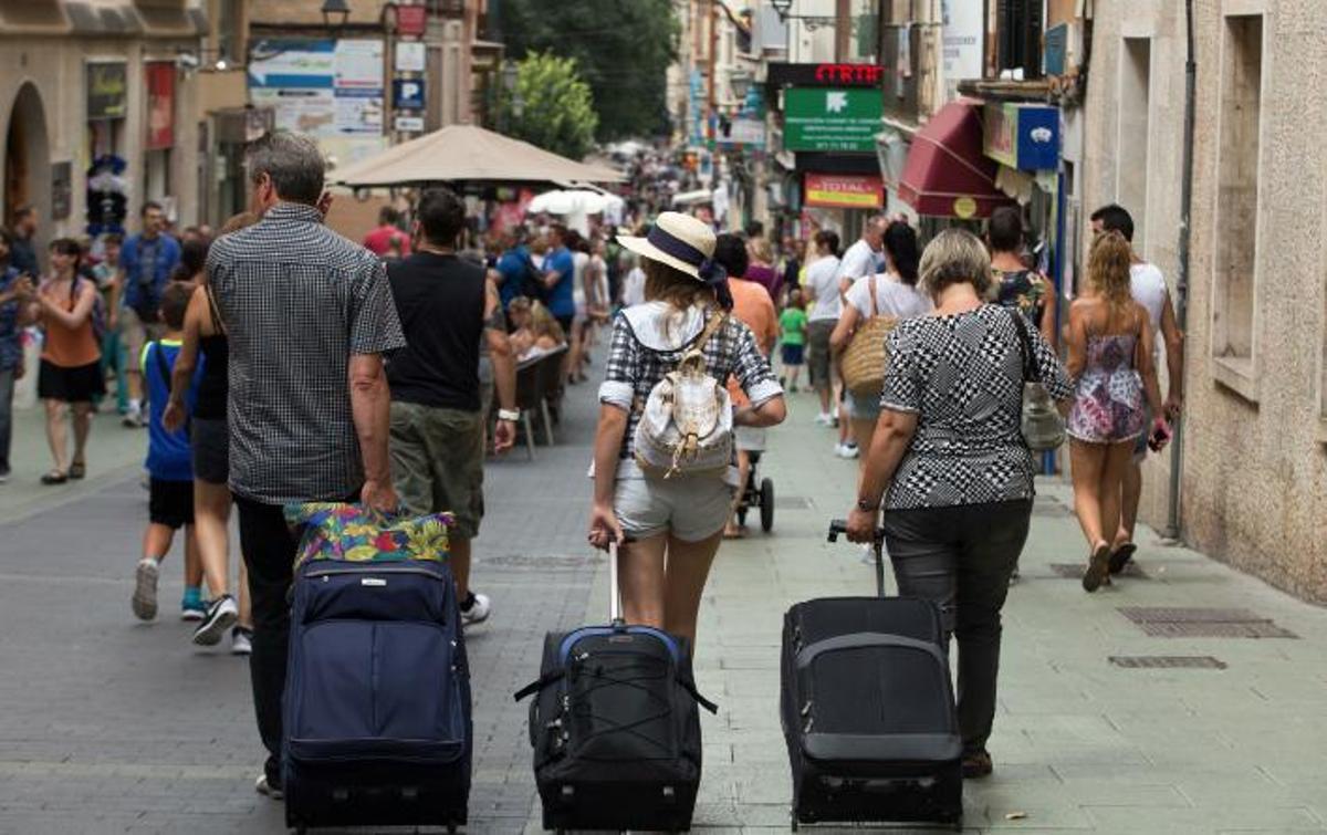 Rollkoffer in Palmas Innenstadt werden ein immer vertrauteres Bild.