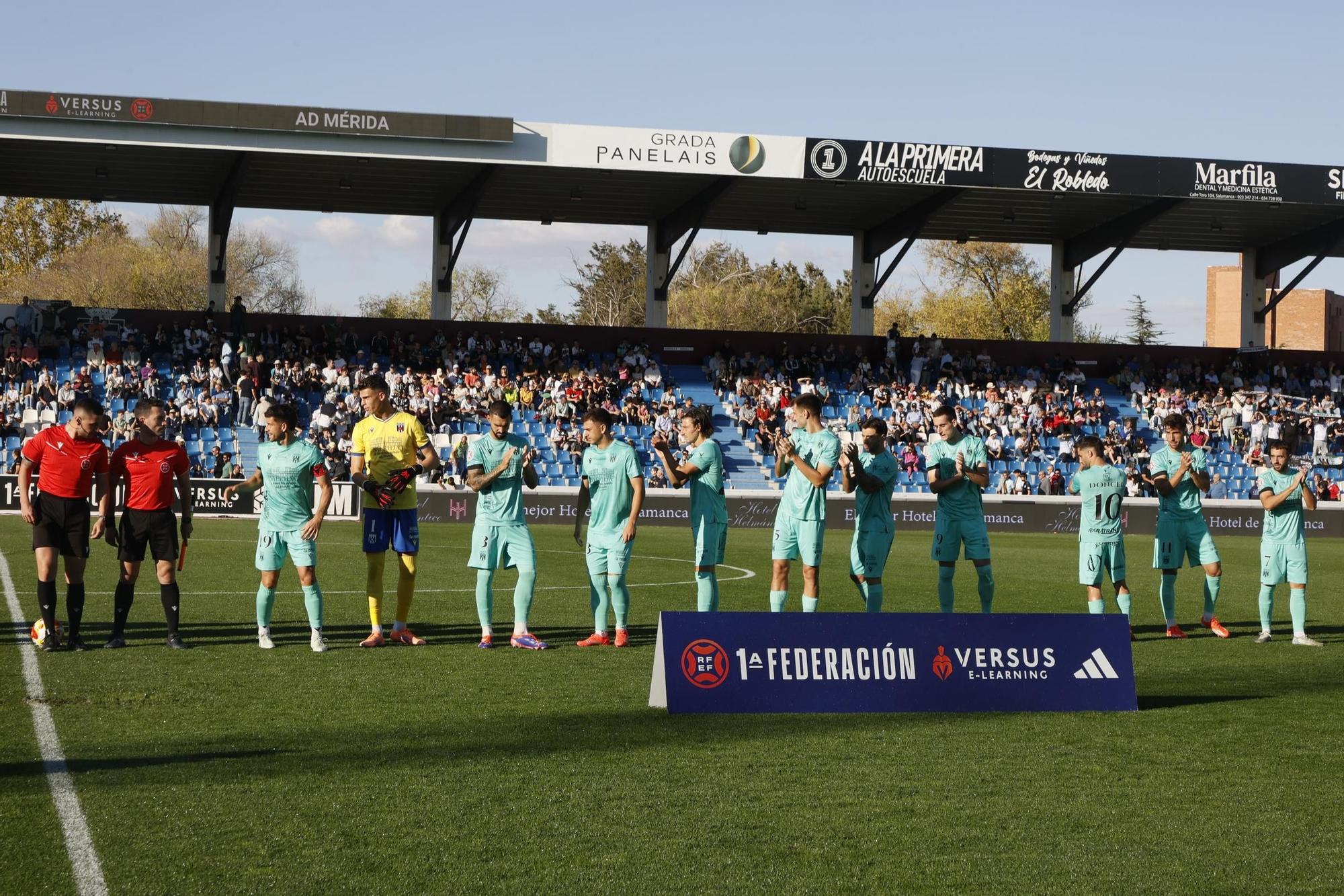 FOTOGALERÍA: Las imágenes de la derrota del Mérida en Salamanca (2-0)