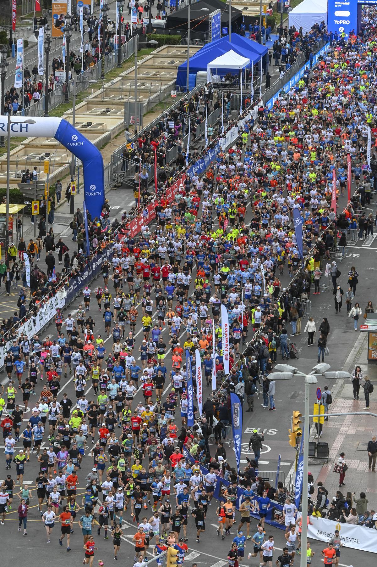 La Maratón de Barcelona 2023 en imágenes