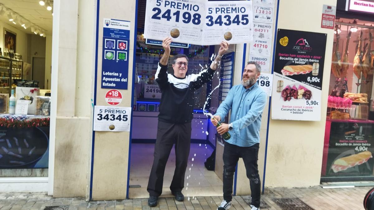 Lotería de Navidad 2021: cae un quinto premio en Málaga 24198