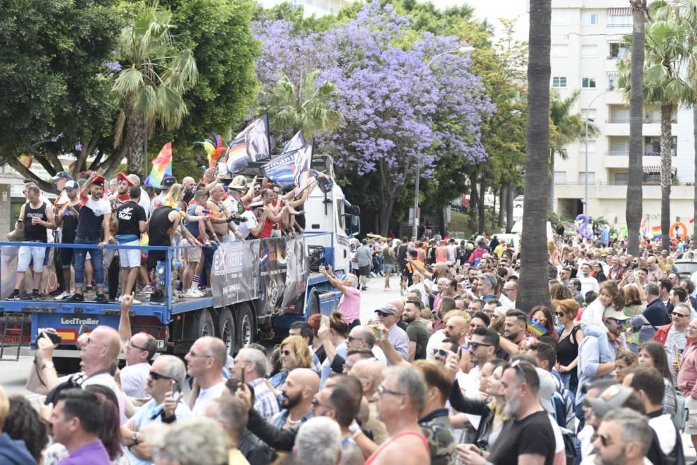 Miles de personas participaron este sábado en el acto central del Pride 2018