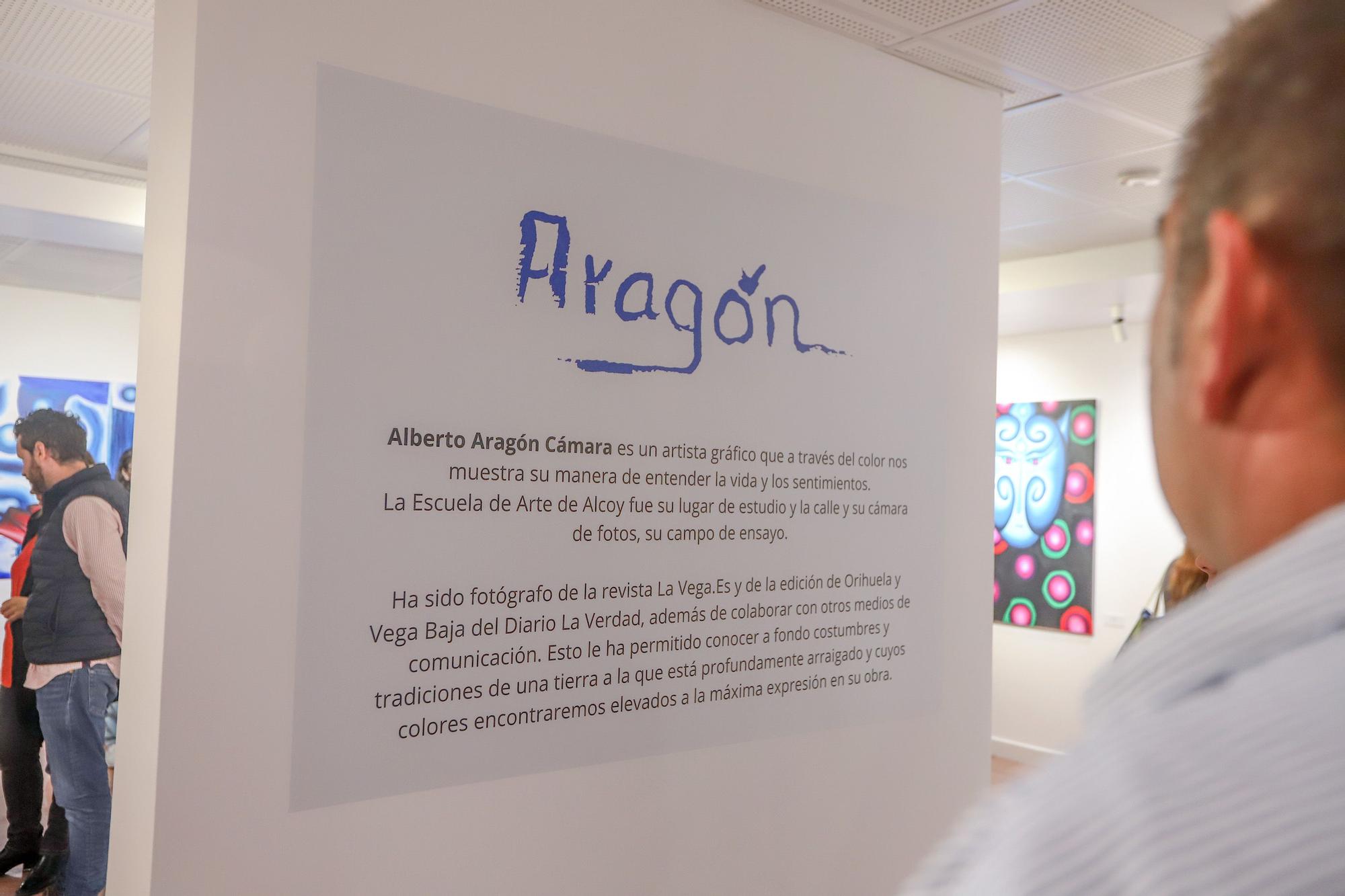 "Aragón", la exposición de pintura del artista oriolano Alberto Aragón en el Museo de la Reconquista de Orihuela