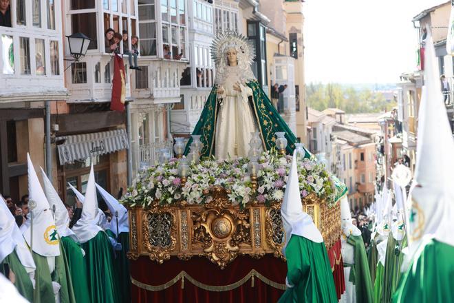 Zamora es verde en la mañana de Jueves Santo: las mejores imágenes la procesión de La Esperanza 2026