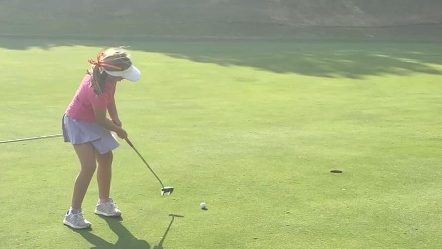 Ana Gross Paneque, la pequeña malagueña campeona del mundo de golf