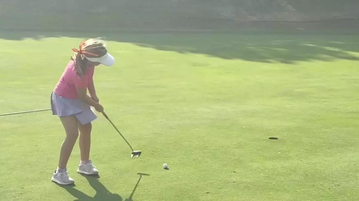 Ana Gross Paneque, la pequeña malagueña campeona del mundo de golf