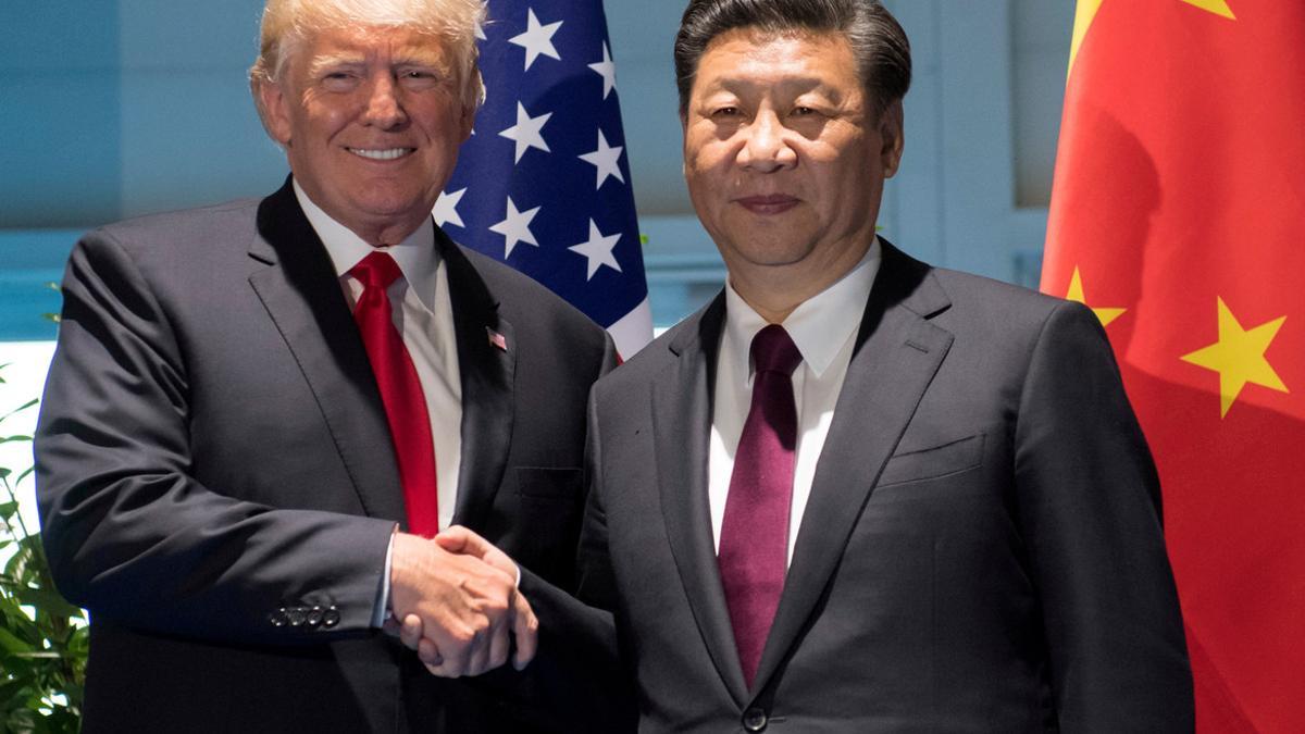 Trump y Xi Jinping, el pasado 8 de julio, en Hamburgo.