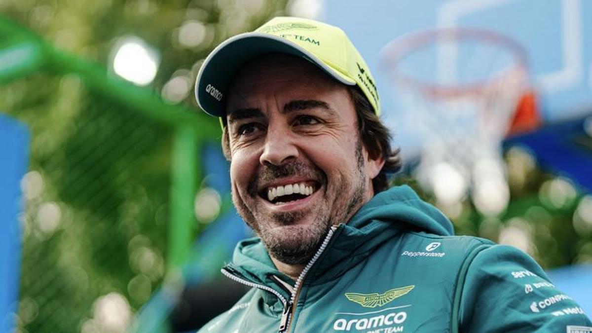 Fernando Alonso, sobre cuánto tiempo tarda en cambiar un pañal