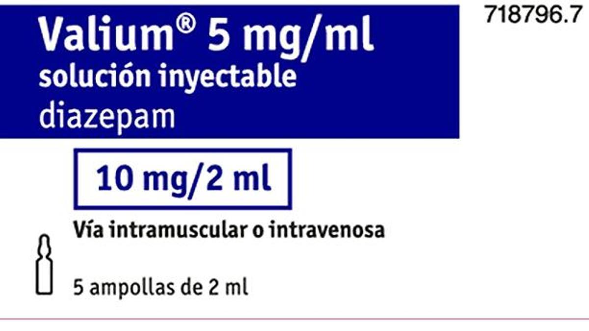 Las ampollas de Valium cambian de nombre para evitar errores en la medicación