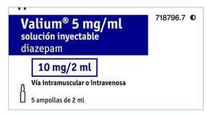 Las ampollas de Valium cambian de nombre