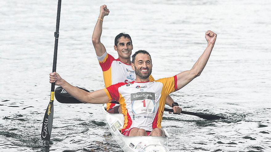 Walter Bouzán y Álvaro Fernández Fiuza festejan su octavo triunfo consecutivo en el Sella