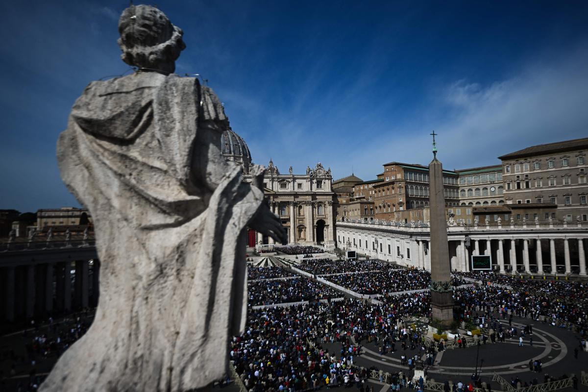 El Papa Francisco asiste a la Misa del Domingo de Ramos