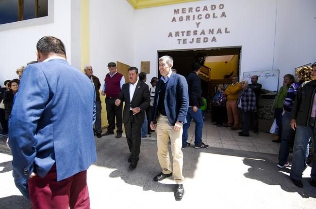 VISITA DE FERNANDO CLAVIJO A TEJEDA