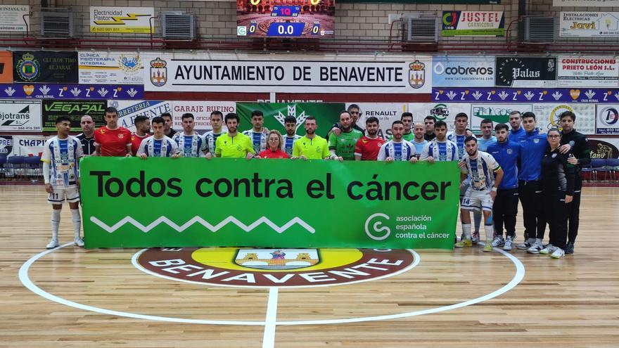 El Atlético Benavente - Coruxo, suspendido a los dos minutos