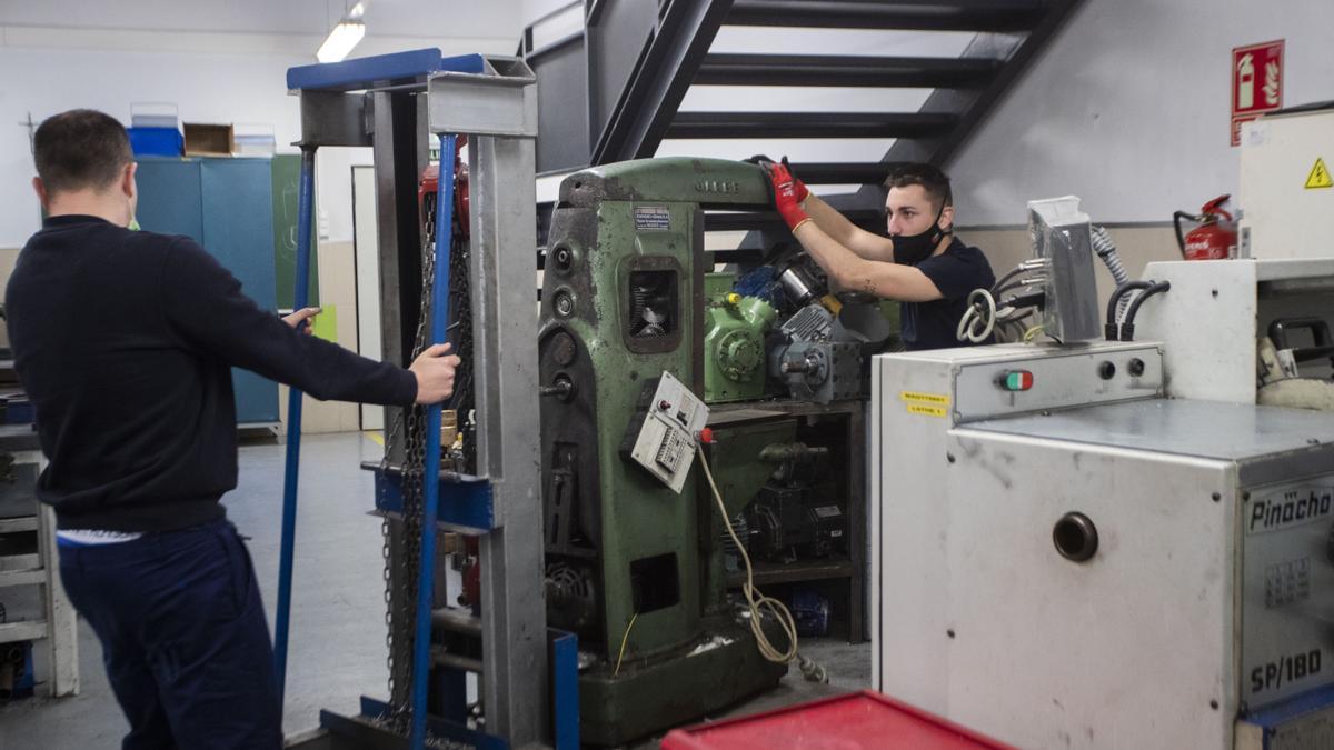 La Formación Profesional abre nuevas oportunidades laborales. En la imagen, un taller de FP