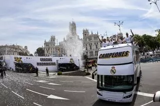 La celebración de la 36ª liga del Real Madrid, en imágenes