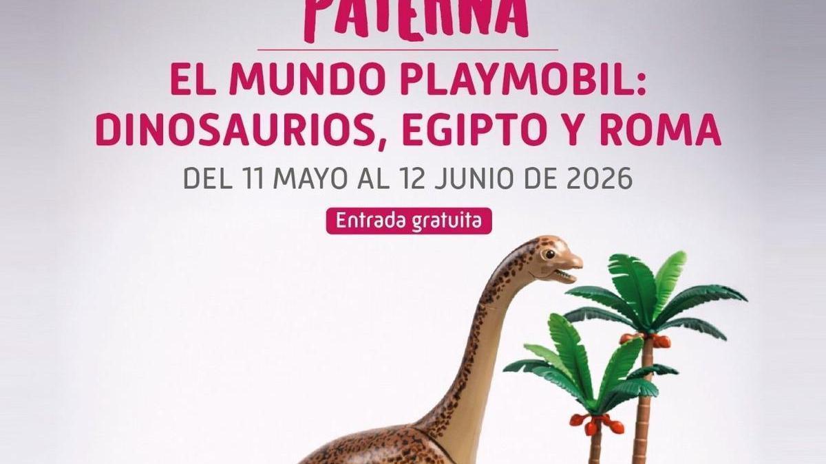 Cartel Exposición Playmobil Paterna.