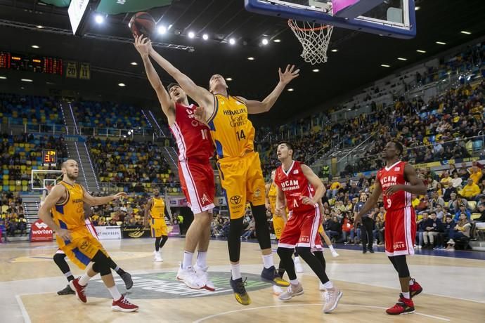 20.01.19. Las Palmas de Gran Canaria. Baloncesto ACB Liga Endesa temporada 2018-19. Herbalife Gran canaria - UCAM Murcia. Gran Canaria Arena. Foto Quique Curbelo