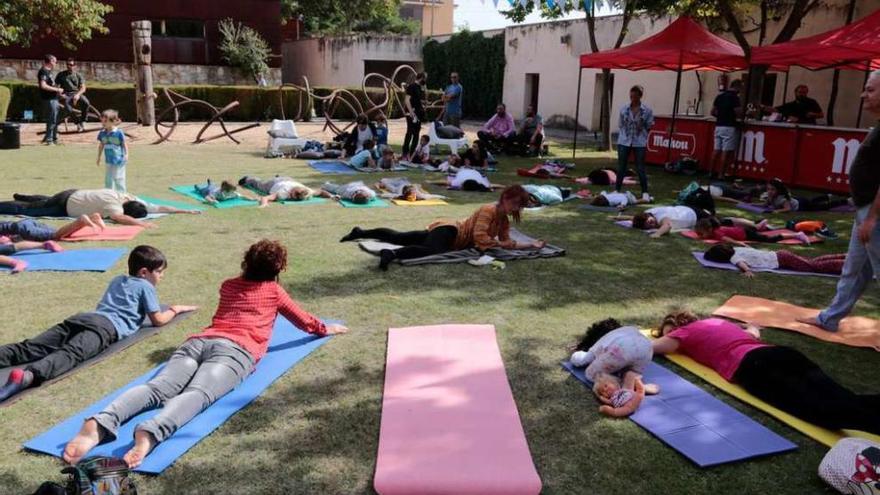 El taller de yoga para niños.