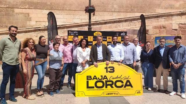 Presentación ayer del Rally Baja Lorca. | A.L.