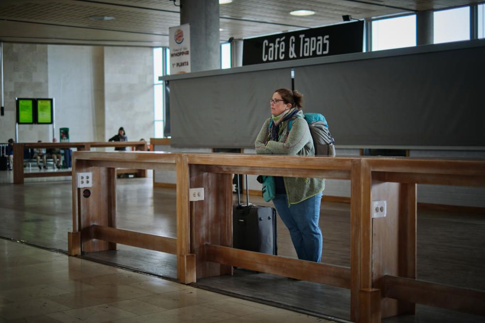 Situación en el aeropuerto de Tenerife Norte.