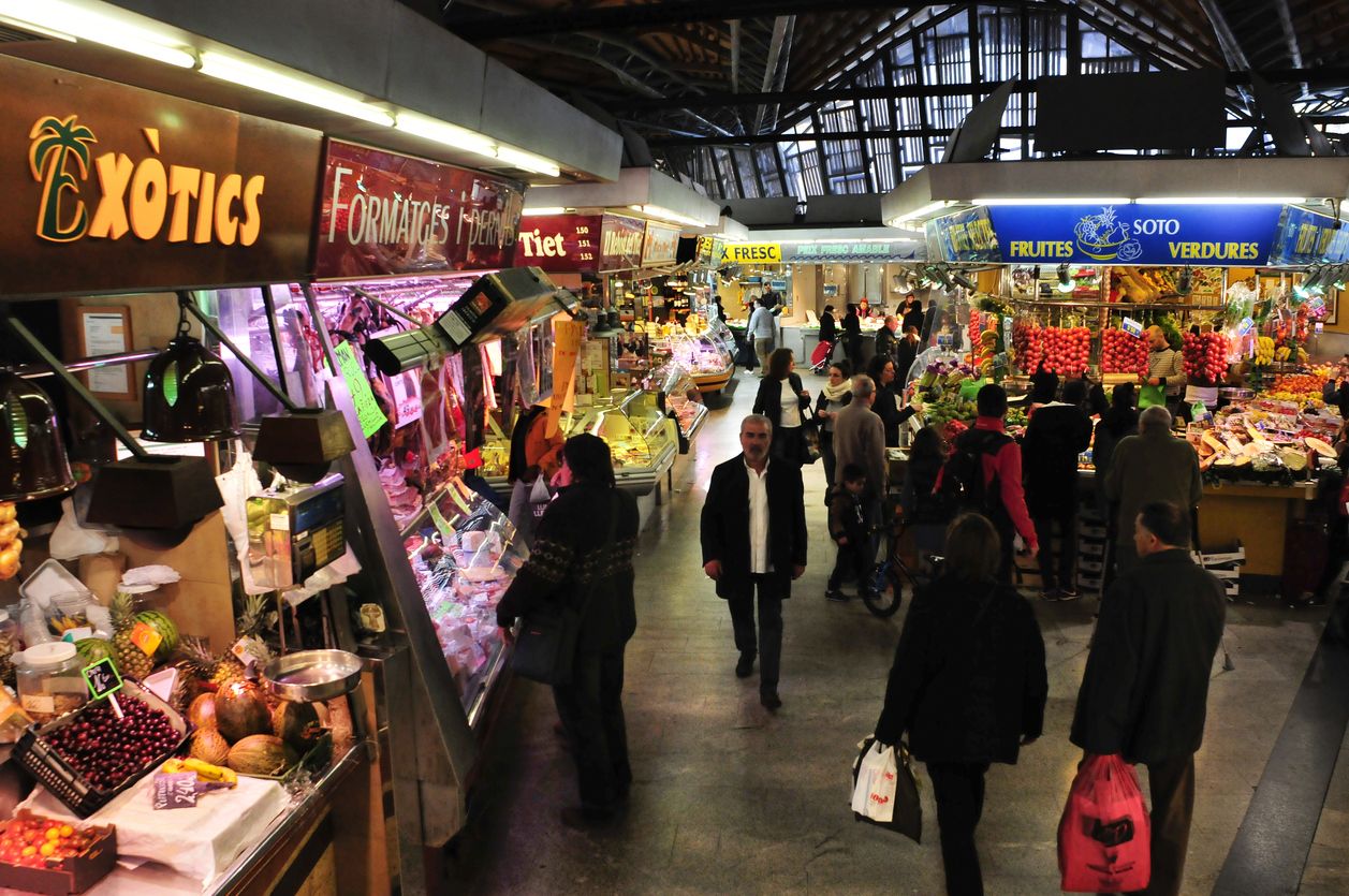 Los mercados de Barcelona son el lugar idóneo para encontrar los productos frescos de la mejor calidad