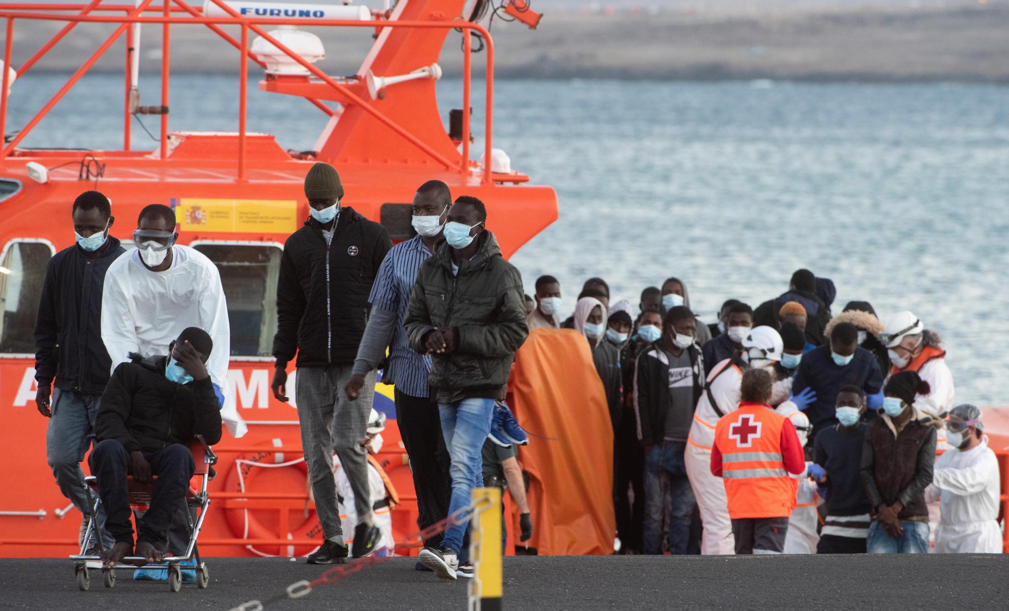 Llegada de migrantes a Fuerteventura