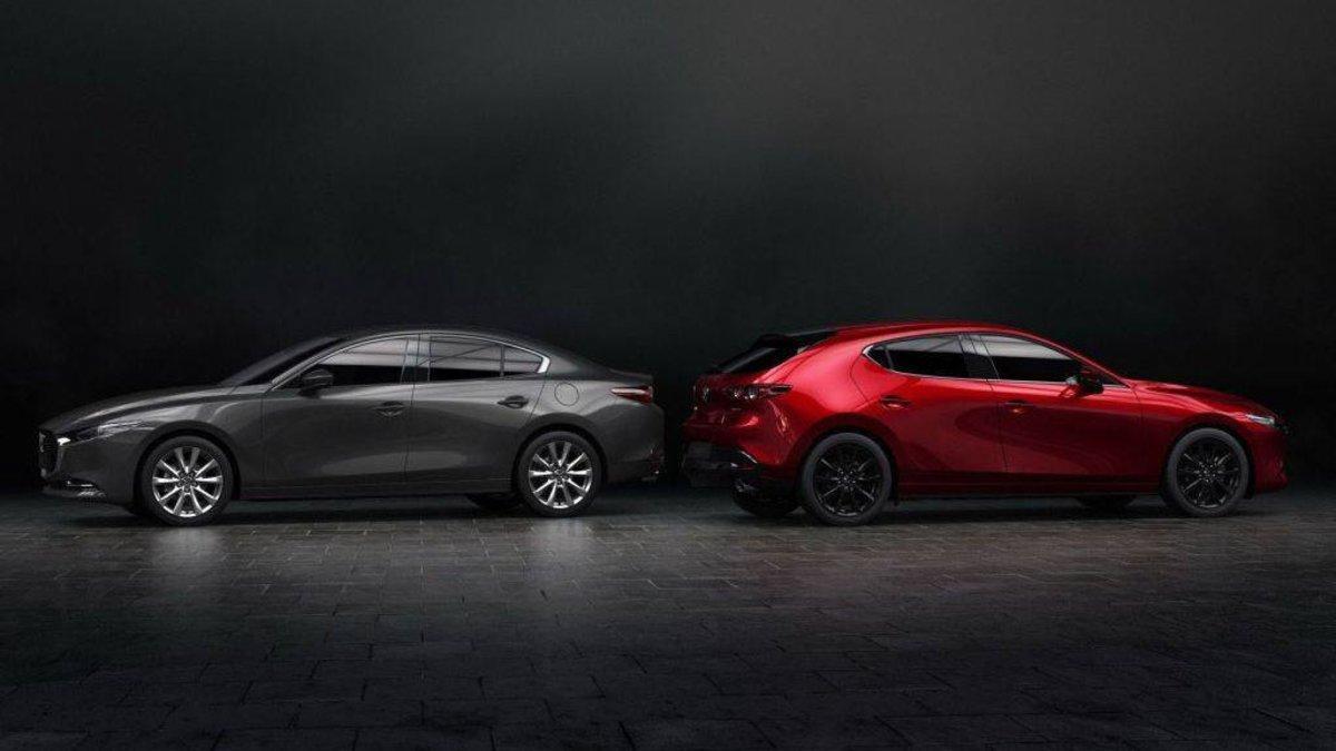 Las dos versiones del nuevo Mazda3.