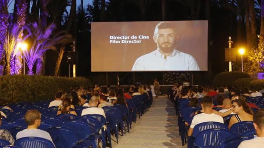 Proyección durante la última edición del Festival de Cine.