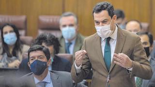Juanma Moreno no se cierra aún a lograr un acuerdo para los presupuestos