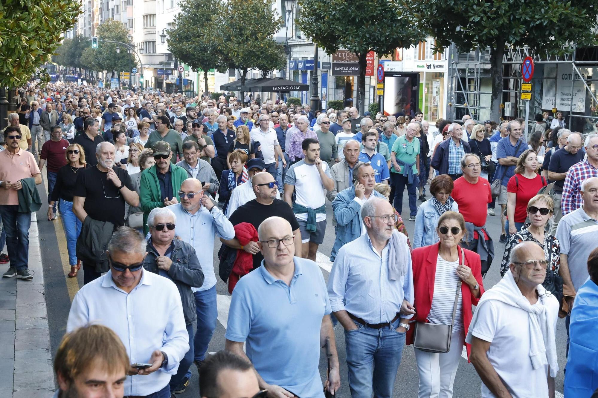 EN IMÁGENES: así fue la gran movilización contra el peaje del Huerna en Asturias