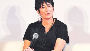 Ghislaine Maxwell interviene en un simposio, en Nueva York, en 2013.