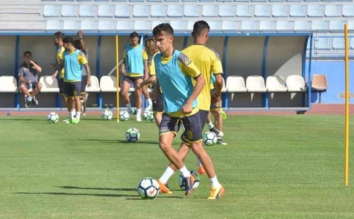 Primer entrenamiento de la UD Las Palmas