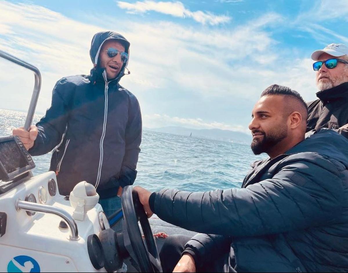 Hat seine Bootsführerschein-Prüfung erfolgreich bestanden: Sohel Abdoulkhanzadeh.