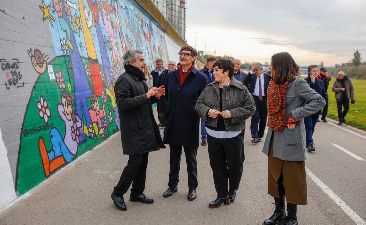 Illa ratifica el suport al museu d’art urbà del Besòs