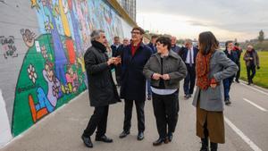 Illa ratifica el suport al museu d’art urbà del Besòs