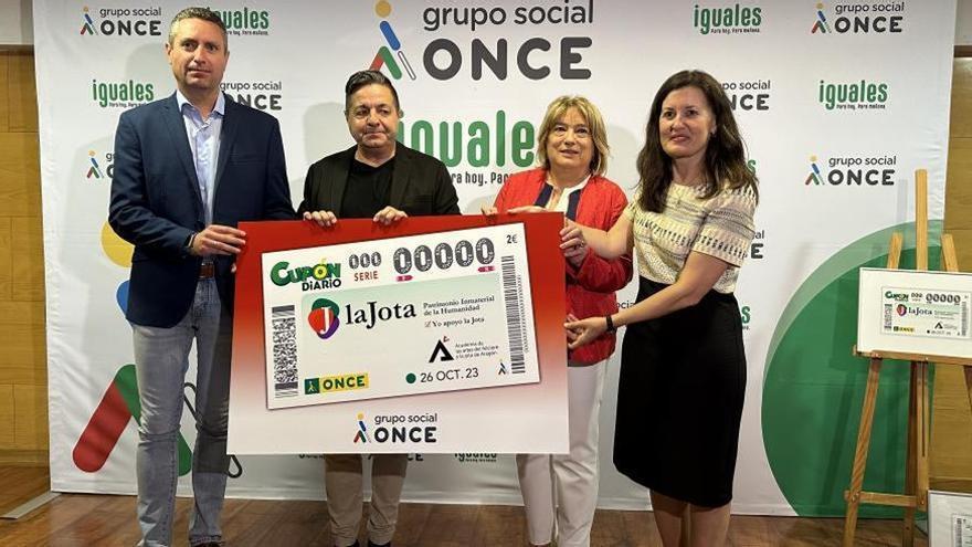 El Cupón de la ONCE apoya la declaración de la Jota como Patrimonio Inmaterial de la Humanidad