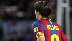 Bojan Krkic, durante su etapa en el Barça