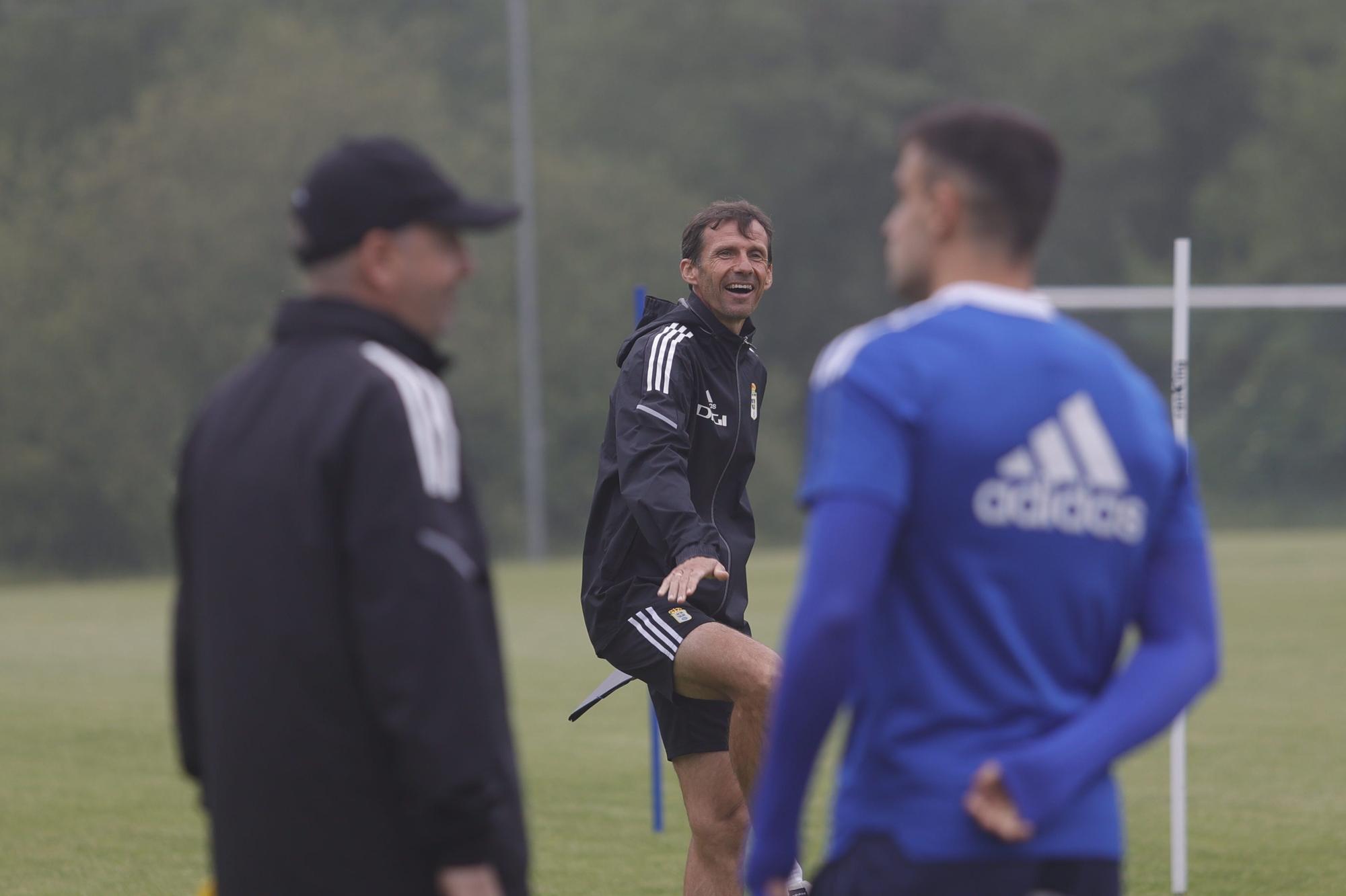 Las imágenes del entrenamiento del Oviedo