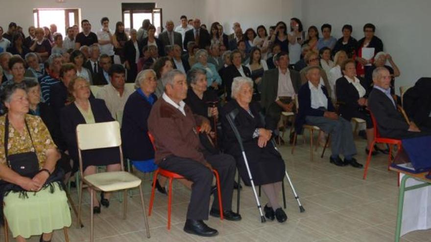 Acto de homenaje a las personas de mayor edad organizado en Torregamones en la pasada edición.