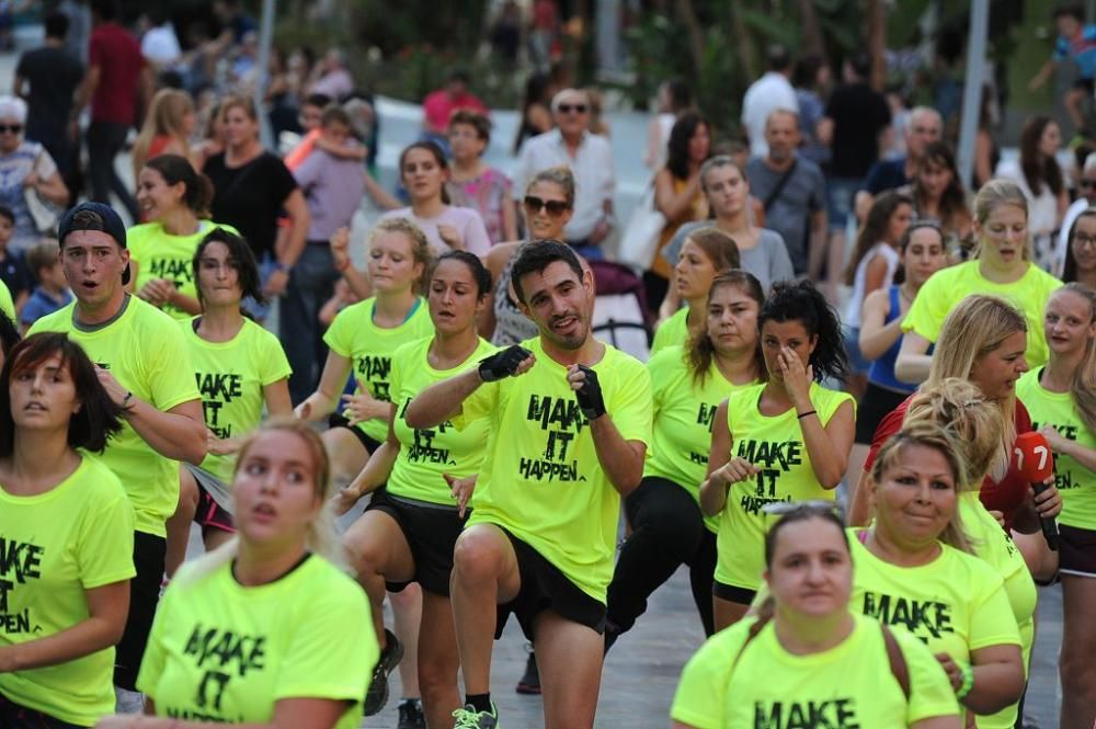 Zumba en la Avenida Libertad