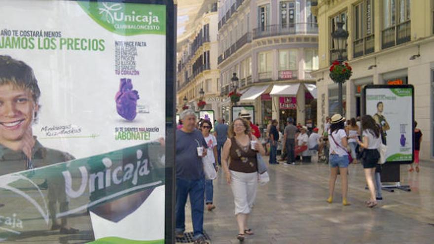 El corazón de la calle Larios ya late a ritmo de baloncesto